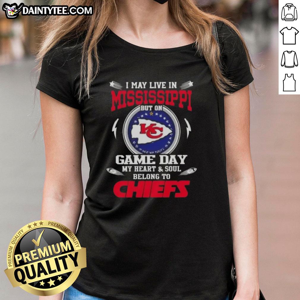 awesome-i-may-live-in-mississippi-but-on-game-day-my-heart-and-soul-belongs-to-kansas-city-chiefs-ladies-tee Awesome ladies tee showing Kansas City Chiefs pride, perfect for game day in Mississippi.