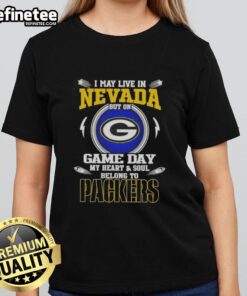 Green Bay Packers ladies tee showcasing team spirit, perfect for game day in Nevada. Fashion meets fandom!