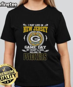 Green Bay Packers ladies tee showcasing pride for the team, perfect for game day in New Jersey.