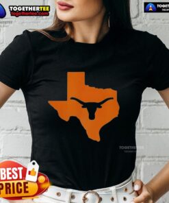 Awesome Texas Longhorns ladies tee featuring a stylish design, perfect for female fans of the Longhorns.