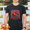Alt Text: Awesome Indiana Hoosiers All American Football 1820 helmet t-shirt featuring team colors and logo design.