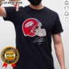 Awesome Josh Allen Buffalo Bills Helmet Signature T-Shirt featuring a bold design of Josh Allen and the Bills logo.