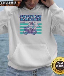 Awesome Jujutsu Kaisen Satoru Gojo and Suguru Geto anime hoodie featuring vibrant graphics and stylish design.