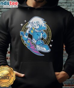 Awesome Kingdom Hearts solo diver hoodie featuring vibrant graphics and a cozy design for gamers and fans alike.