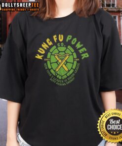 Awesome Kungfu Power Co ladies tee featuring a bold graphic design, perfect for martial arts enthusiasts and casual wear.