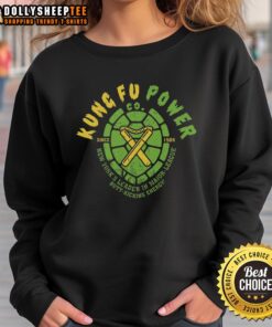 Awesome Kungfu Power Co sweatshirt featuring a bold design and comfortable fit, perfect for martial arts enthusiasts.