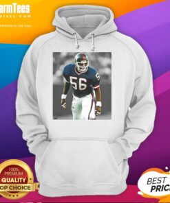 Awesome Lawrence Taylor New York Giants football hoodie featuring bold team colors and iconic player graphics.