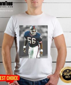 Awesome Lawrence Taylor New York Giants Football T-Shirt featuring bold graphics and vintage style for fans of football legend.