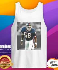 Awesome Lawrence Taylor New York Giants football tank top for fans, featuring a bold design and vibrant team colors.