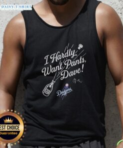 Los Angeles Dodgers 12 Division Champions tank top by I Hardly Want Pants featuring unique signature design.
