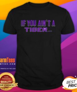 Awesome LSU Tigers 'If You Ain't A Tiger' T-Shirt design featuring bold graphics and vibrant team colors for fans.