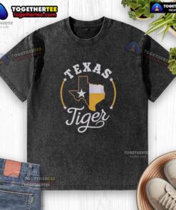 Awesome LSU Tigers Texas Tigers washed t-shirt in vibrant colors, perfect for fans showing team spirit.