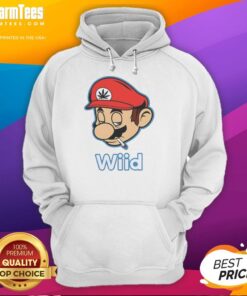 Awesome Mario Bros Wii'd smoking hoodie featuring vibrant graphics and a cozy design, perfect for gaming fans.