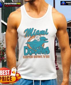 Awesome Miami Dolphins Super Bowl tank top featuring vibrant team colors and logo, perfect for game day attire.
