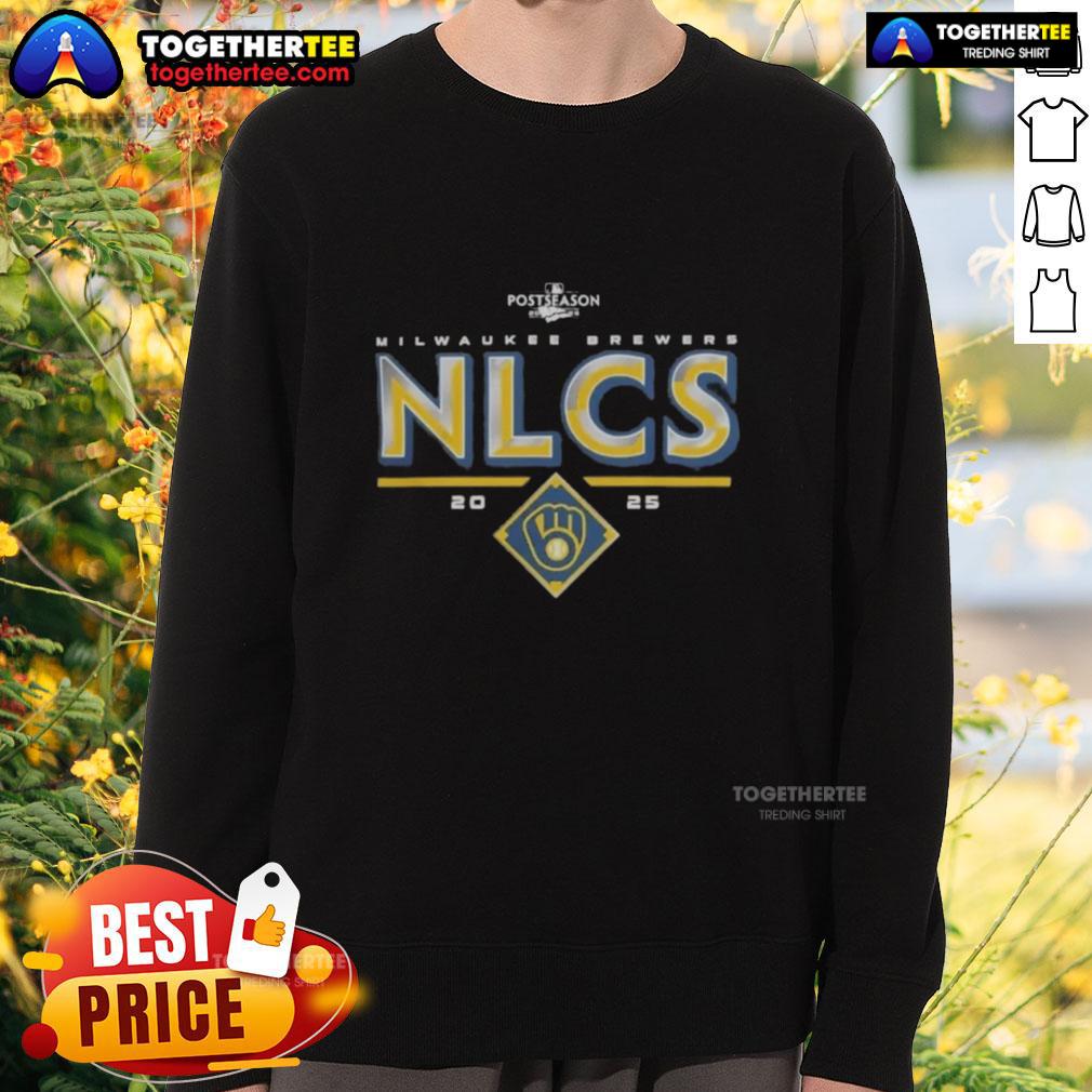Awesome Milwaukee Brewers 2025 NLCS Division Series Winner Postseason Sweatshirt Awesome Milwaukee Brewers 2025 NLCS Division Series Winner sweatshirt featuring team colors and logo in a stylish design.