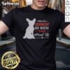 Alt Text: Awesome Miniature Schnauzer Home Is Where The Heart Is T-Shirt featuring a cute Schnauzer graphic design.