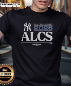 Alt Text: Awesome New York Yankees 2025 Division Series Winner Locker Room T-Shirt featuring bold team graphics and winning spirit.