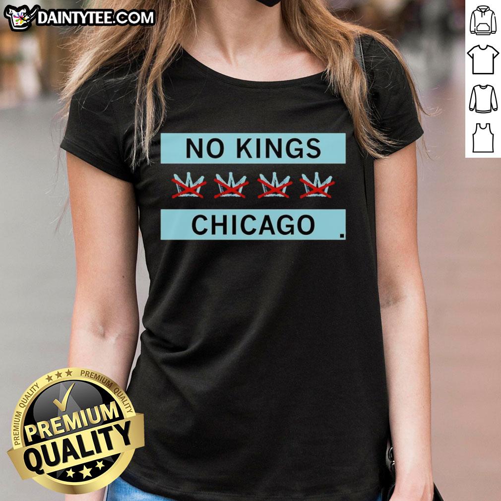 awesome-no-kings-chicago-flag-ladies-tee Awesome No Kings Chicago Flag Ladies Tee in vibrant colors, perfect for Chicago fans and stylish casual wear.