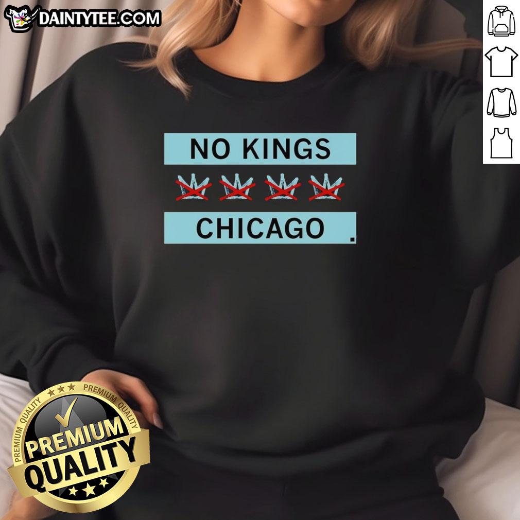 awesome-no-kings-chicago-flag-sweatshirt Awesome No Kings Chicago Flag Sweatshirt featuring vibrant colors and a unique design, perfect for stylish Chicago fans.