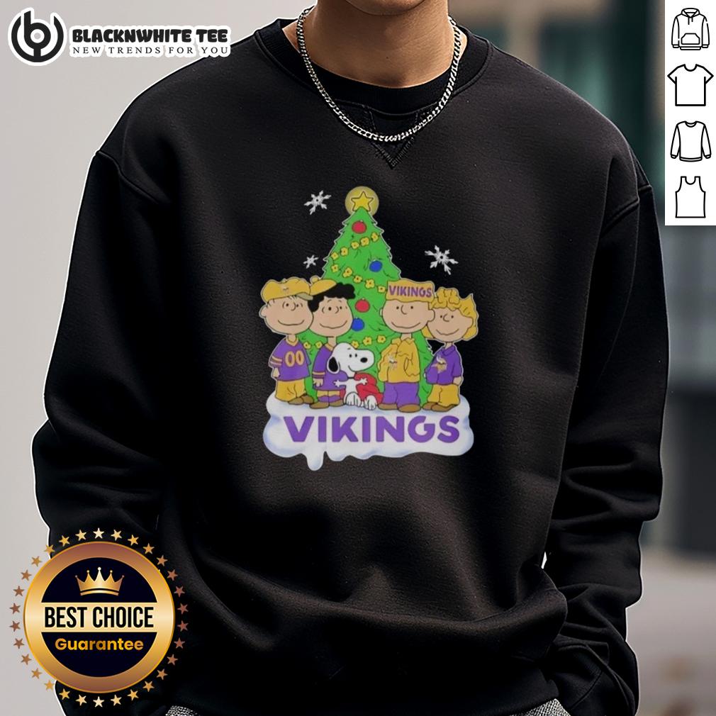 Awesome Peanuts Characters X Minnesota Vikings Chrismas Sweatshirt Awesome Peanuts characters X Minnesota Vikings Christmas sweatshirt featuring festive designs and team spirit.
