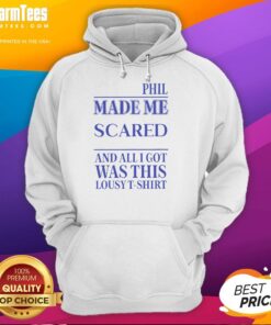 Awesome Phil Made Me Gay hoodie in vibrant colors, showcasing a fun and playful design for LGBTQ+ pride and humor.