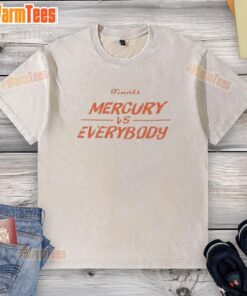 Alt Text: Awesome Phoenix Mercury 'This Is Finals' washed t-shirt for WNBA Finals 2025, featuring Mercury vs. Everybody design.