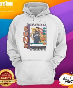 Awesome Phoenix Suns trading card featuring Devin Booker on a stylish hoodie, perfect for basketball fans.
