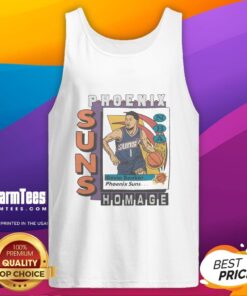 Awesome Phoenix Suns trading card featuring Devin Booker on a stylish tank top design, perfect for fans.