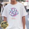 Awesome Pixy Sith Candy Powered Dark Sabers T-Shirt featuring a colorful graphic of a lightsaber design.