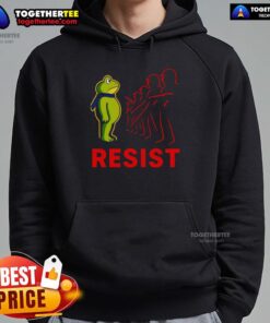 Awesome Portland Frog F*ck Ice Anti-Trump Hoodie featuring a colorful frog design and bold anti-Trump message.