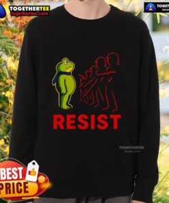Awesome Portland Frog F*ck Ice Anti-Trump Sweatshirt featuring a vibrant frog design and bold anti-Trump message.
