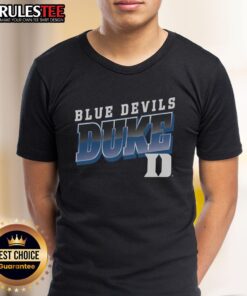 Awesome Premium Duke Blue Devils Polished T-Shirt featuring bold team colors and logo, perfect for fans and game day.