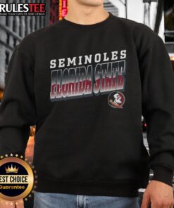 Awesome Premium Florida State Seminoles Polished Sweatshirt in garnet, perfect for fans and casual wear.