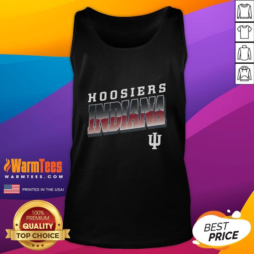 awesome-premium-indiana-hoosiers-polished-tank-top Awesome Premium Indiana Hoosiers Polished Tank Top in vibrant red with team logo, perfect for game day and casual wear.