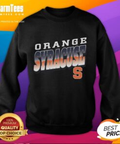 Awesome Premium Syracuse Orange Polished Sweatshirt in vibrant orange, perfect for fans and stylish casual wear.