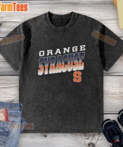 Awesome Premium Syracuse Orange Polished Washed T-Shirt featuring vibrant team colors and comfortable fit for fans.