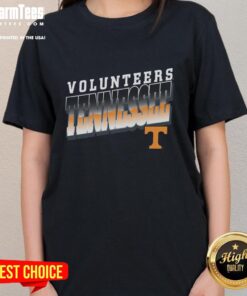 Alt Text: Awesome Premium Tennessee Volunteers Polished Ladies Tee in vibrant orange, perfect for game day and casual wear.