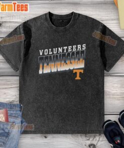 Awesome Premium Tennessee Volunteers Polished Washed T-Shirt in vibrant orange, perfect for fans and casual wear.