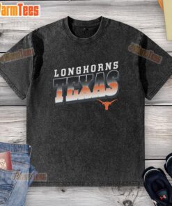 Alt Text: Premium Texas Longhorns polished washed t-shirt in vibrant colors, perfect for fans and casual wear.