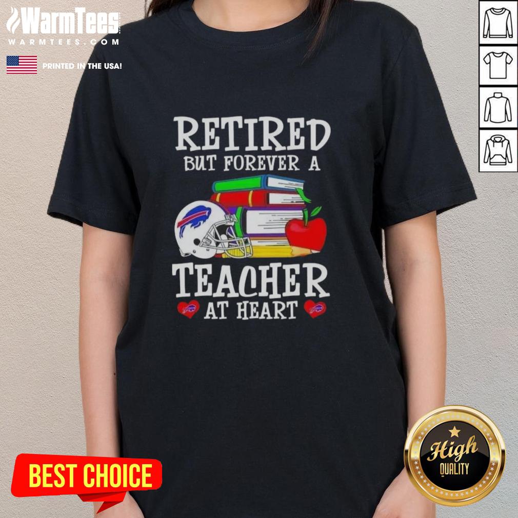 awesome-retired-but-forever-a-teacher-at-heart-buffalo-bills-football-ladies-tee Awesome retired but forever a teacher at heart Buffalo Bills football ladies tee with vibrant team colors and design.