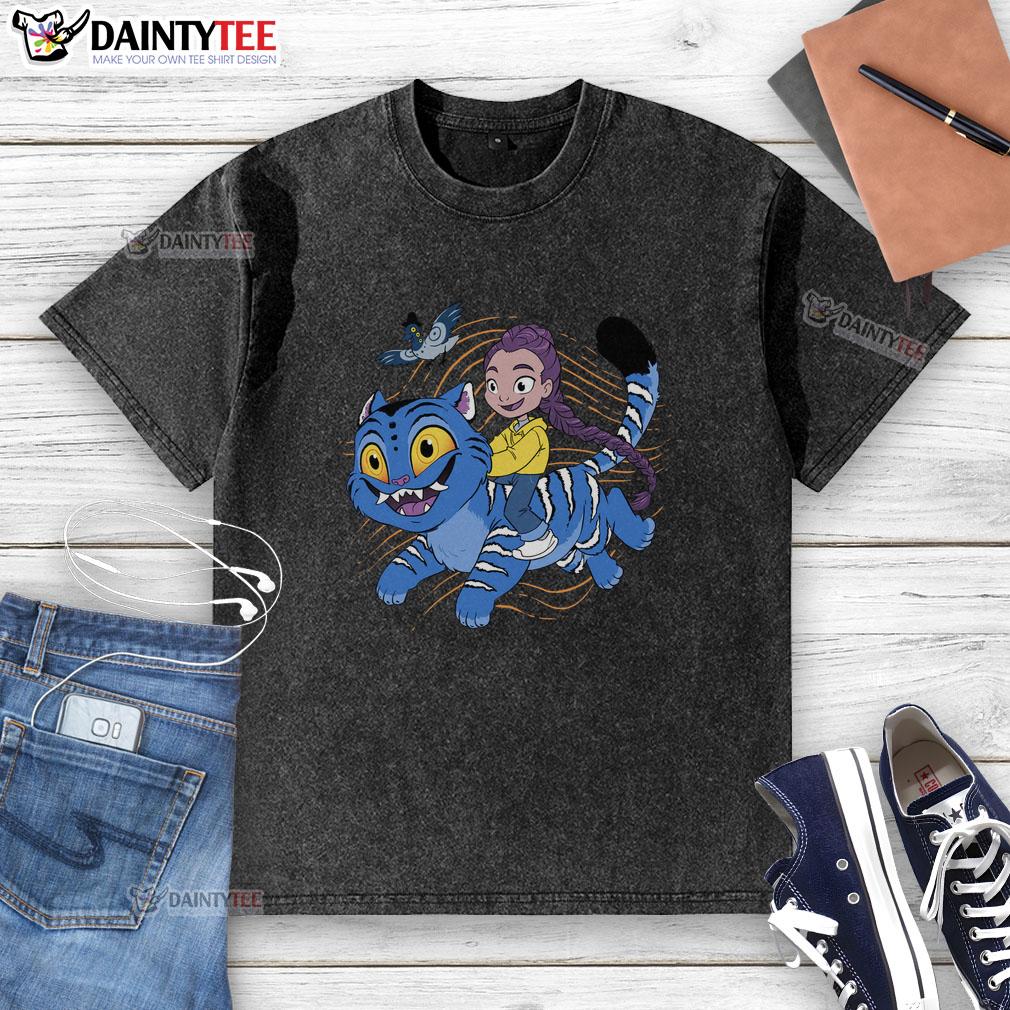 awesome-rumi-kpop-demon-hunters-team-tiger-washed-t-shirt Awesome Rumi Kpop Demon Hunters Team Tiger T-Shirt - Image 6