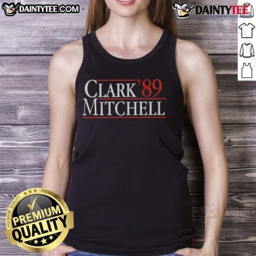 Clark Mitchell 89 tank top featuring San Francisco Giants logo, perfect for baseball fans and summer outings.