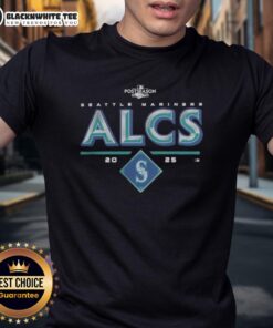 Awesome Seattle Mariners 2025 ALCS Division Series Winner Postseason T-Shirt featuring team logo and championship graphics.