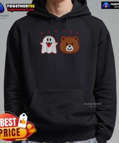 Awesome Shayne Gostisbehere Ghost Bear Halloween Hoodie featuring spooky design and vibrant colors for festive style.
