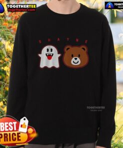Awesome Shayne Gostisbehere Ghost Bear Halloween sweatshirt featuring a spooky design for fans and festive occasions.