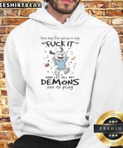 Awesome Snoopy 'One Day Im Going to Say Fck It' hoodie featuring a playful Snoopy graphic for casual wear.