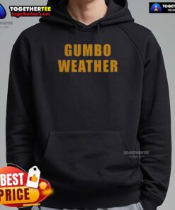 Alt Text: Bob Hebert wearing an Awesome Gumbo Weather Hoodie, showcasing style and comfort in a vibrant outdoor setting.