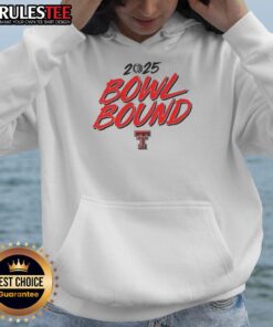 Awesome Texas Tech Red Raiders Football 2025 Bowl Bound Hoodie in vibrant colors, perfect for game day and fan spirit.