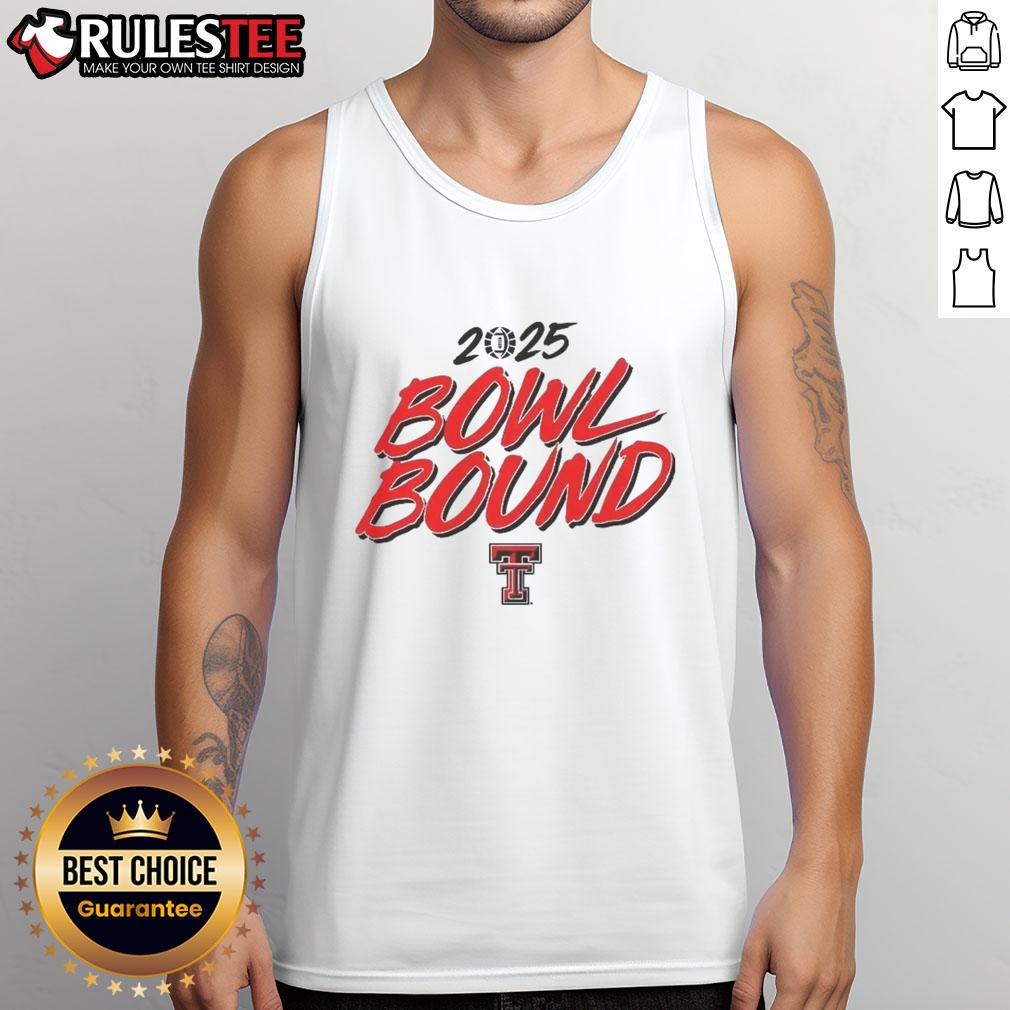 awesome-texas-tech-red-raiders-football-2025-bowl-bound-tank-top Alt Text: Awesome Texas Tech Red Raiders Football 2025 Bowl Bound tank top for fans celebrating team spirit and style.