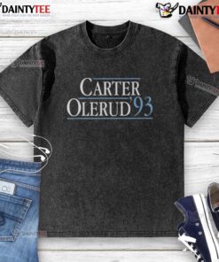 Awesome Toronto Blue Jays baseball Carter Olerud '93 washed t-shirt showcasing team spirit and vintage style.